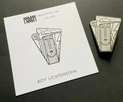 Roy Lichtenstein Limited Edition of 1000 Fine Silver Brooch Pin