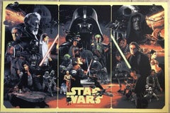 Star Wars Movie Poster Art The Empire Strikes Back Return Jedi Gabz Screen Print