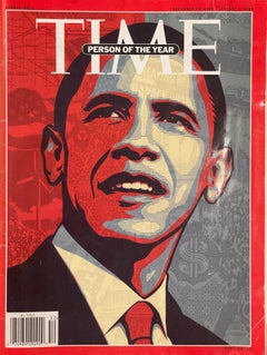 Person Of The Year Barack Obama Time Magazine Cover by Shepard Fairey 2008