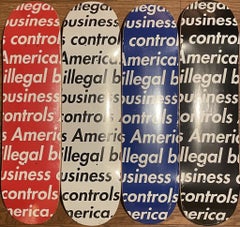 Supreme Illegal Business Controls America Deck Set of 4 Volume 1 NYC