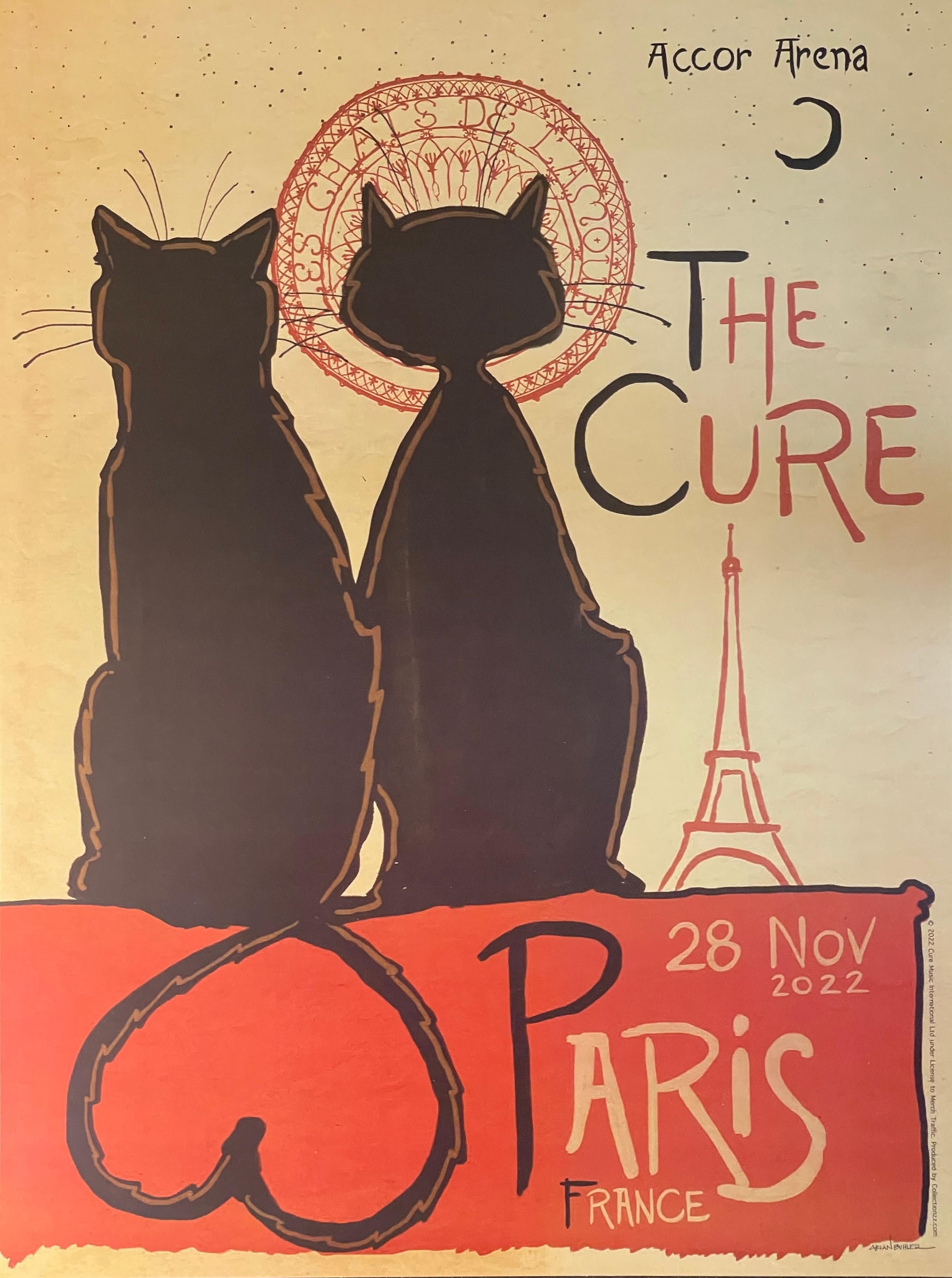 Officially Licensed THE CURE, 2022 Paris tour poster.

18 X 24 Inches.