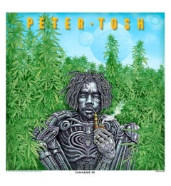 Peter Tosh & Emek Silkscreen Print “Legalize It” 45th Anniversary Marijuana 