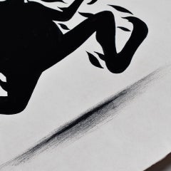 Jeff Ladouceur « Flat On » imprimé HPM Urban Art Contemporary Pop Artist fait main