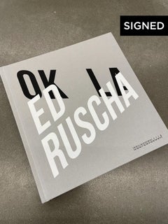 Édition signée par ED RUSCHA OKLAHOMA 2021 Hardcover Catalog Contemporary Art 