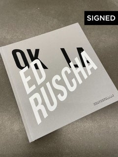 Edizione firmata da ED Ruscha OKLAHOMA 2021 Catalogo con copertina rigida Arte Contemporanea