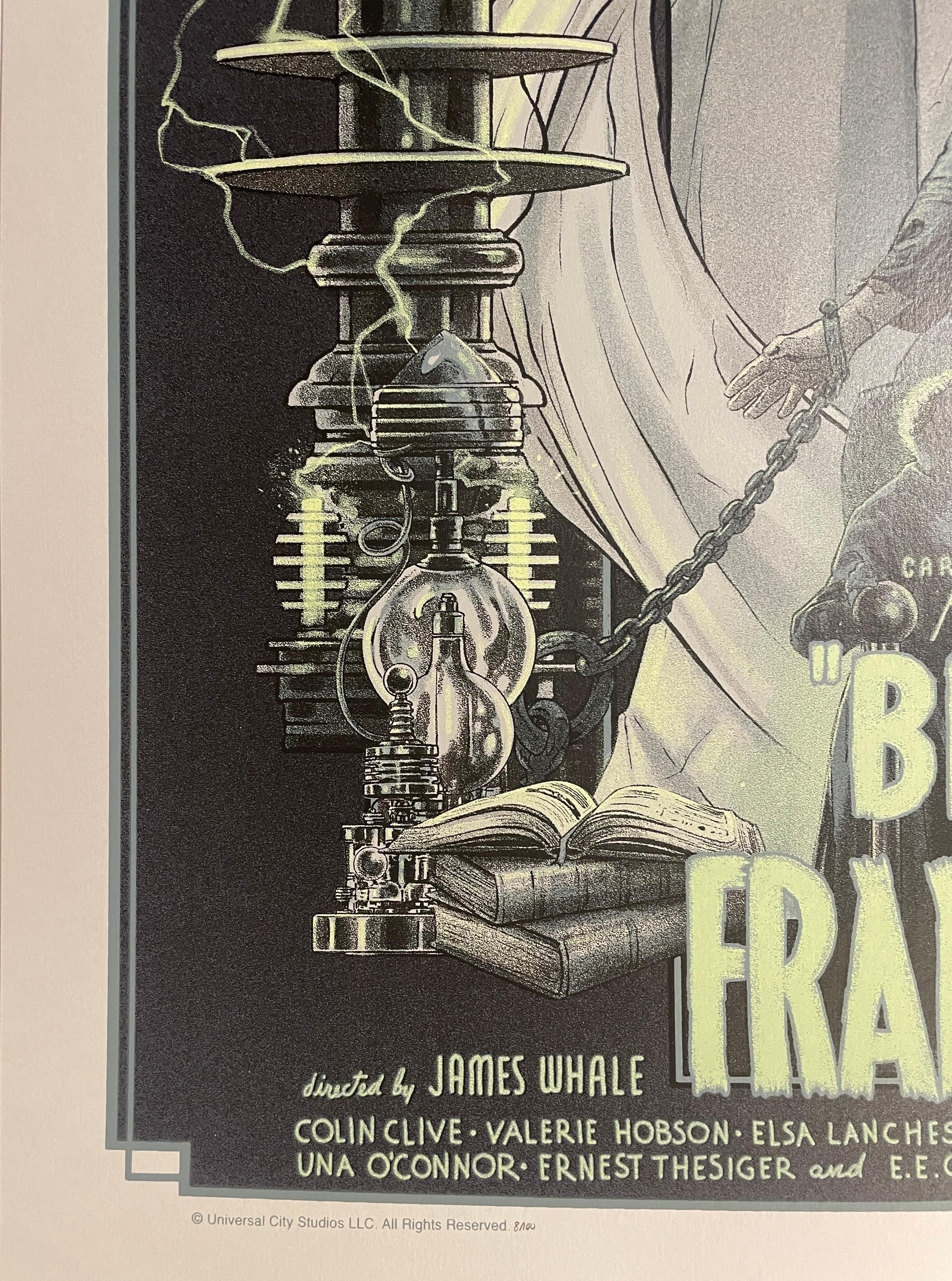 Vance Kelly Bride Of Frankenstein Glow In The Dark Variant For Sale 1