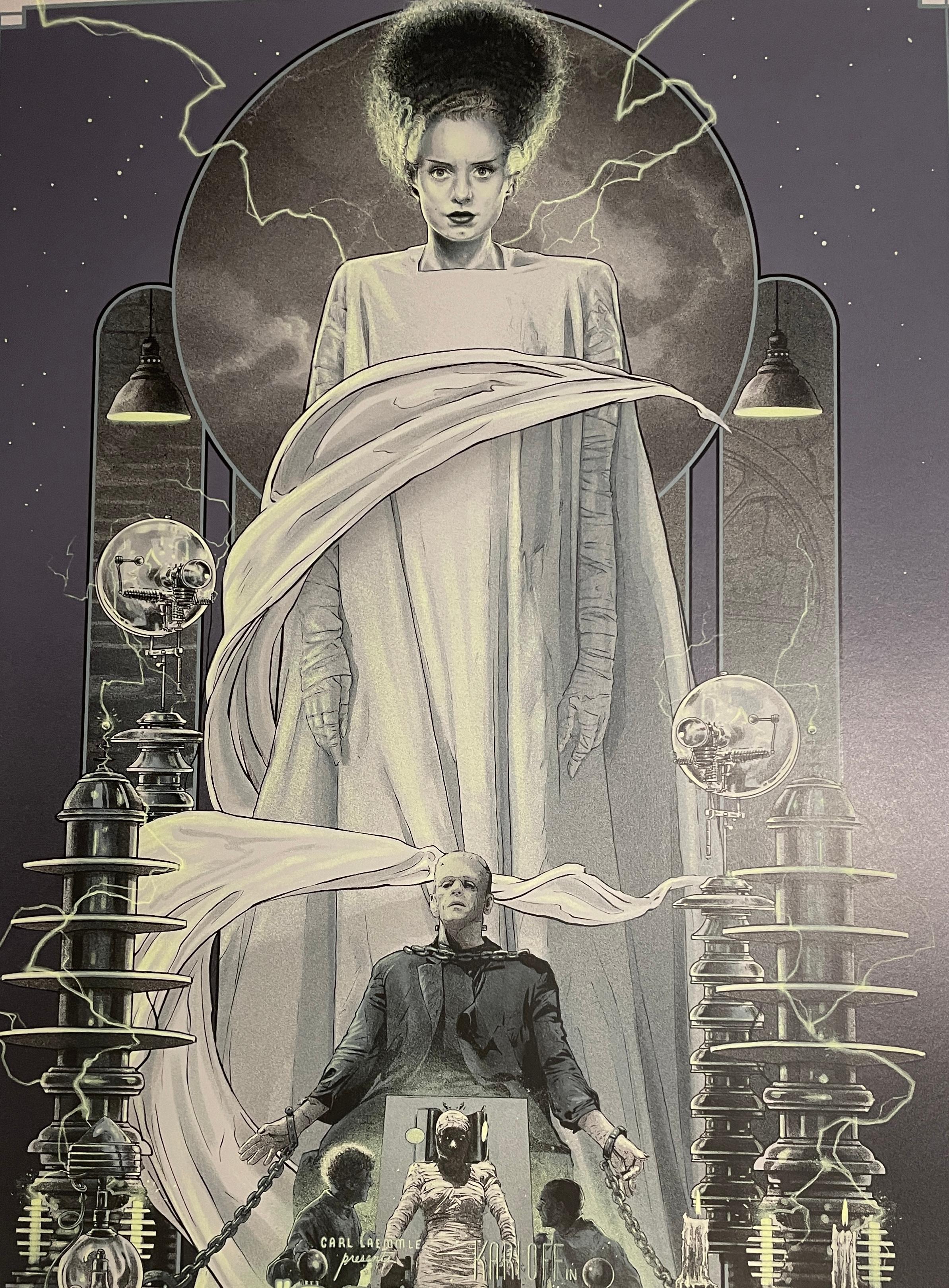 Vance Kelly Bride Of Frankenstein Glow In The Dark Variant For Sale 3