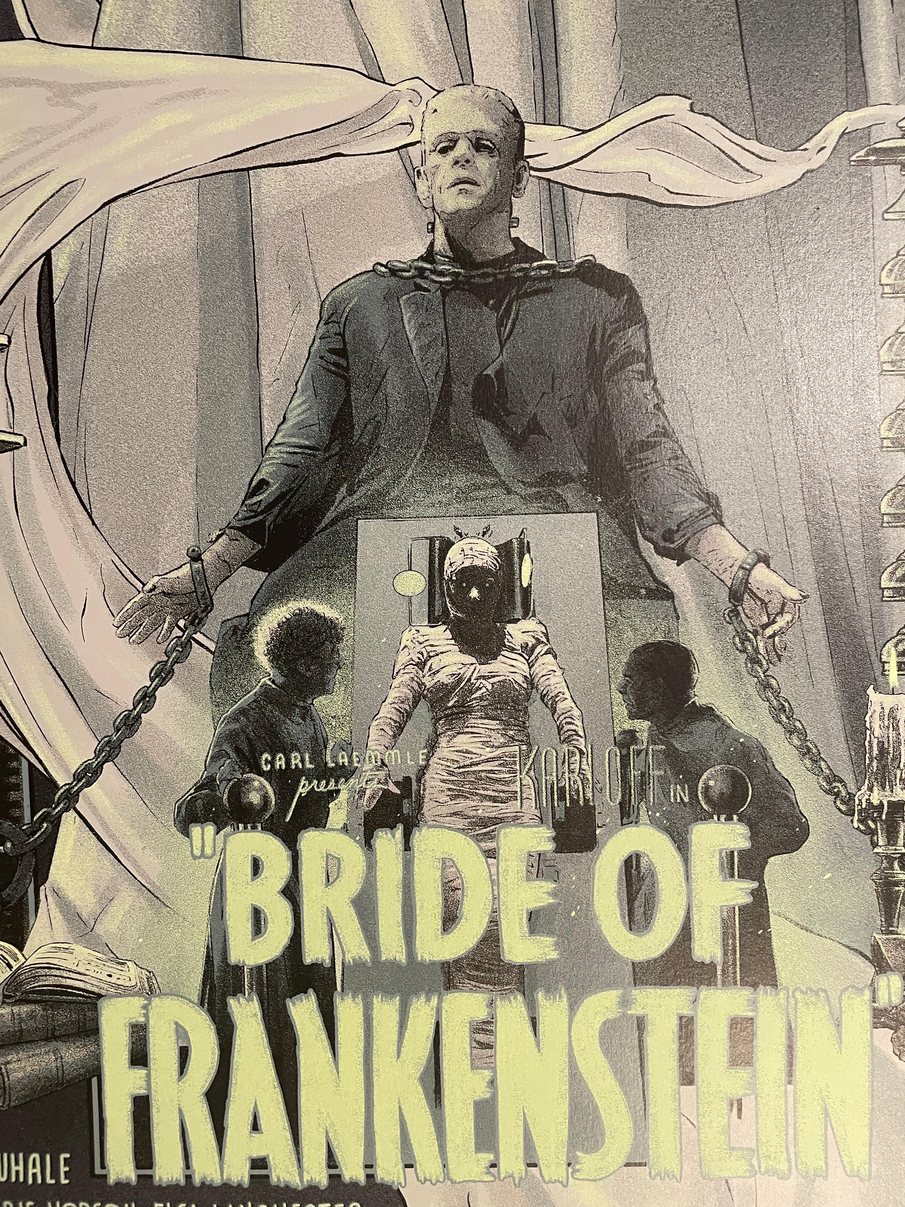 Vance Kelly Bride Of Frankenstein Glow In The Dark Variant For Sale 4