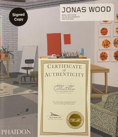 Jonas Wood Signed Book With C.O.A. Contemporary Art, 2019
