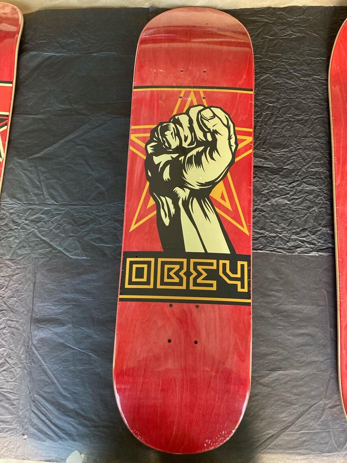 Shepard Fairey Obey Giant 30th Anniversary Skateboard Set of 3 Limited to 300 For Sale 1