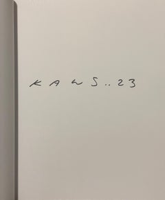 KAWS Hand Signed Book Contemporary Street Art