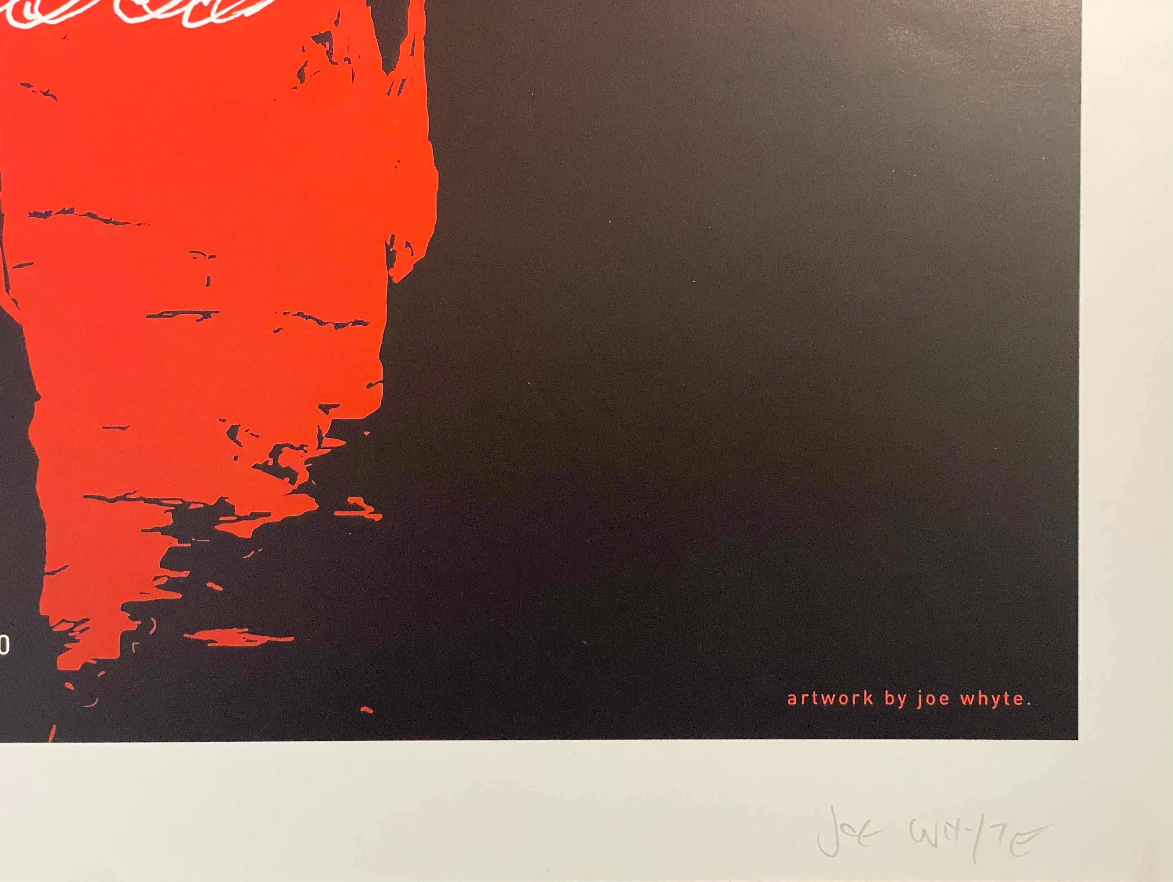 Radiohead Silkcreen concert imprimé Toronto signé Contemporary Street Art 2003 - Print de Joe Whyte