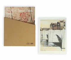 ¡París! Exposición Christo and Jeanne-Claude Grabado Contemporáneo y Catálogo