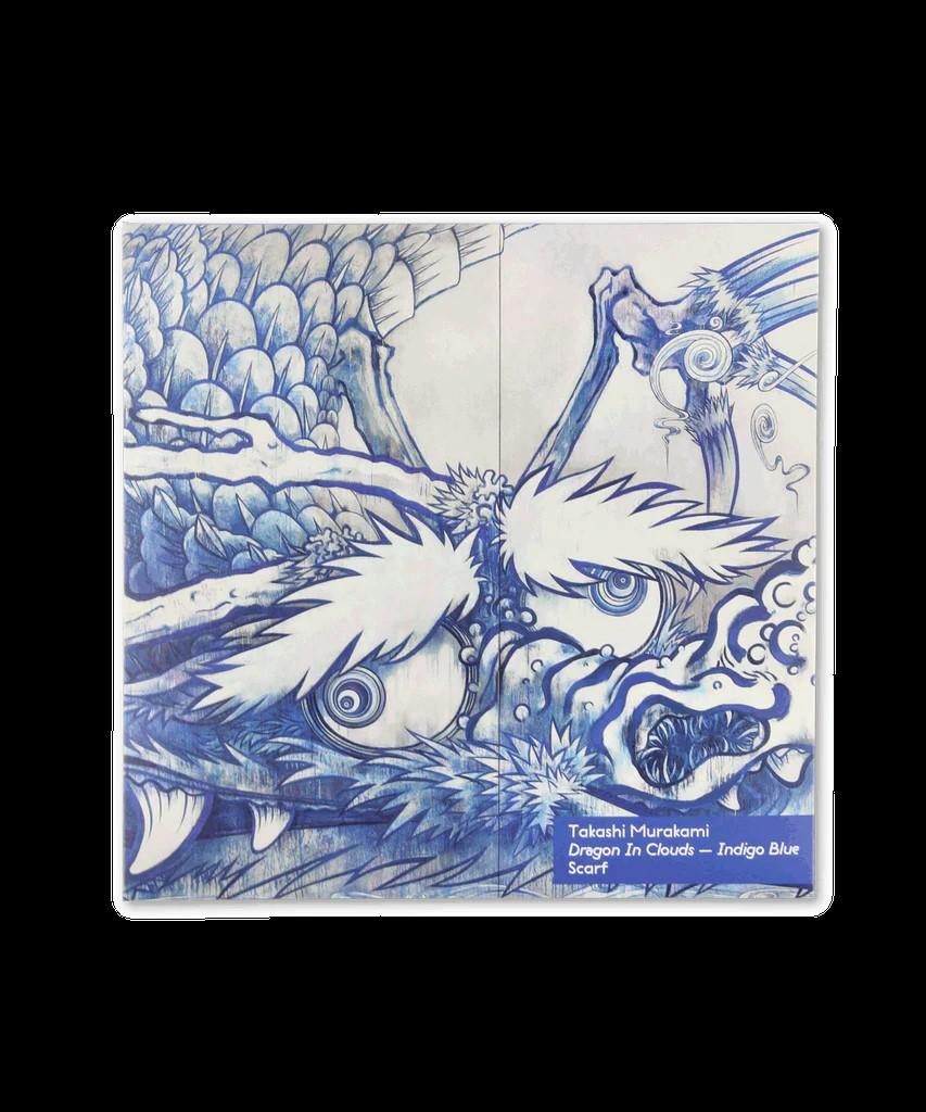 Takashi Murakami x MCA Chicago – Dragon in Clouds—Indigo Blue Limited Edition Cashmere Scarf

A stunning fusion of art and luxury, this limited-edition scarf is a result of the collaboration between the Museum of Contemporary Art Chicago (MCA) and
