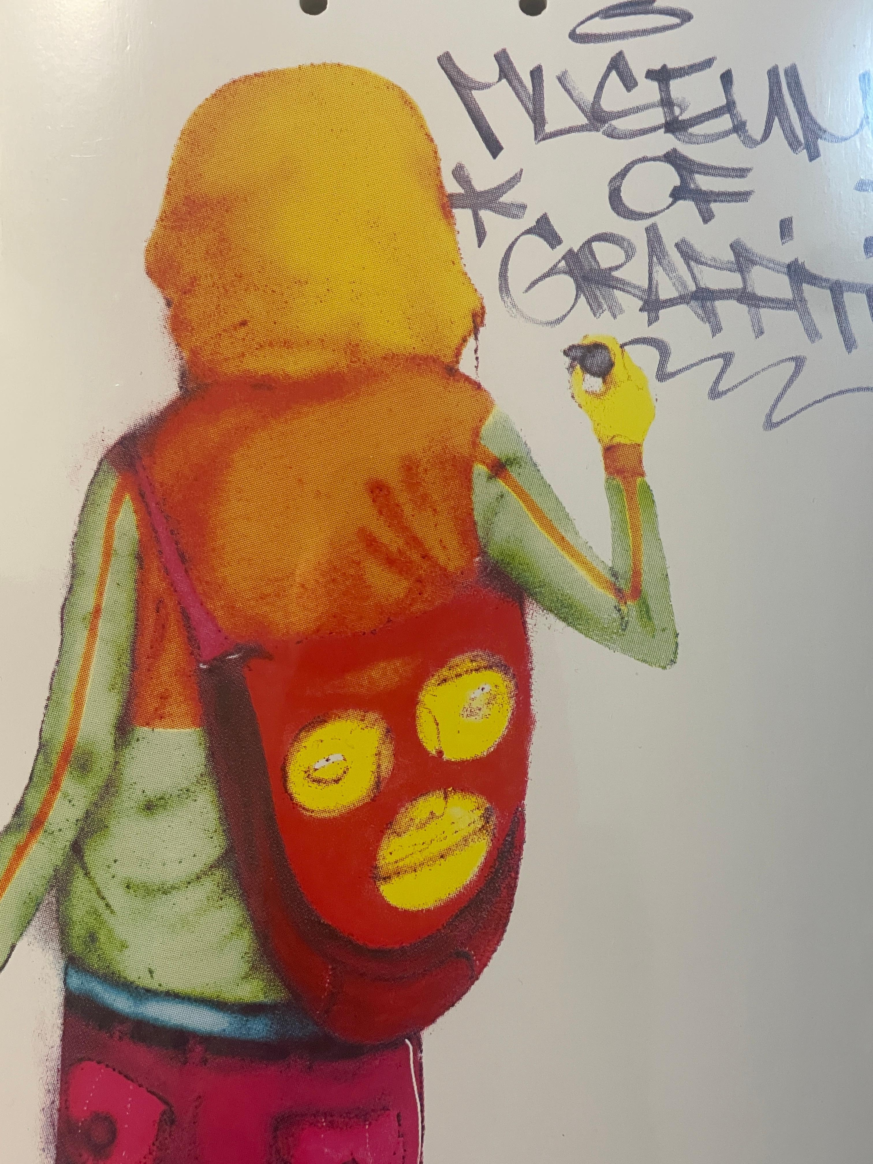 Os Gêmeos Skateboard Street Contemporary Graffiti Ausgabe von 300 Siebdruck im Angebot 1