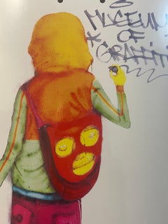 Os Gêmeos Skateboard Street Contemporary Graffiti Ausgabe von 300 Siebdruck