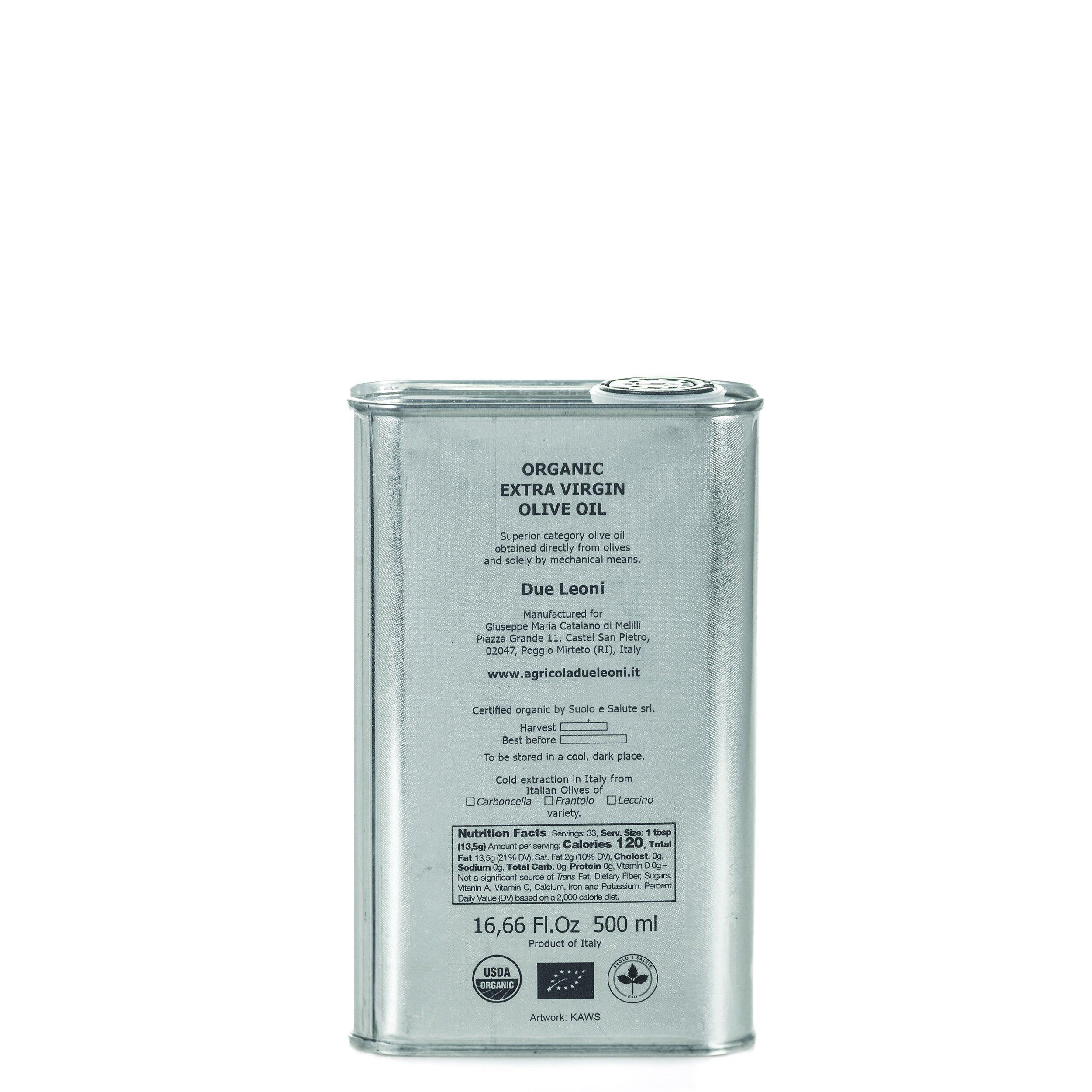 KAWS limited edition of 500 Olive Oil Tins From Italy with Due Leoni Street Art For Sale 1