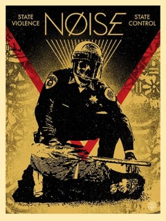 Signed 2018 NØISE State Violence State Control Signed Print