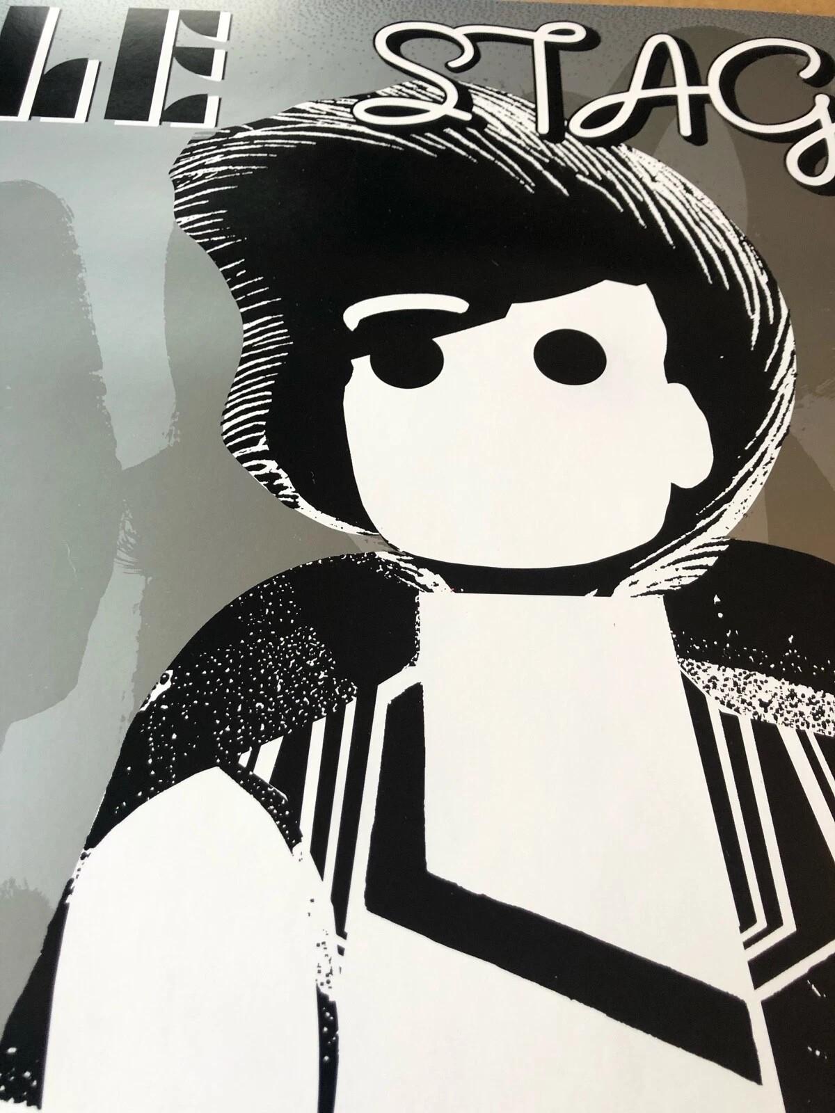 Stages, 2017  Litografia offset metallica firmata su carta lucida - Print di Faile