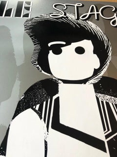 Stages, 2017  Litografia offset metallica firmata su carta lucida