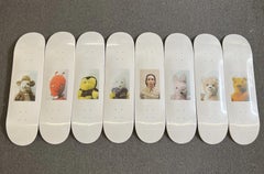 Mike Kelley × Supreme — "Ahh…Youth!" Complete Set of Eight Skateboard Decks 2018
