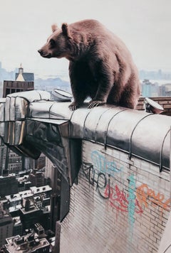 Mad World, Josh Keyes, Stampa street art contemporanea