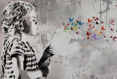 Blow von Alessio-B, zeitgenössischer Street Art-Druck