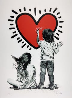 Heart, by Alessio-B, Contemporary Street Art Print