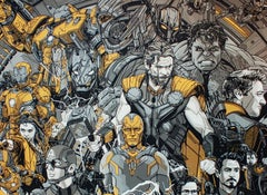 The Avengers:: Age of Ultron:: Tyler Stout:: Marvel Street Art Filmdruck