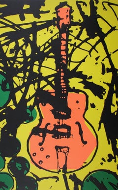 La mia chitarra da Country Club, Tim Armstrong (Rancid) Punk Street Art Print