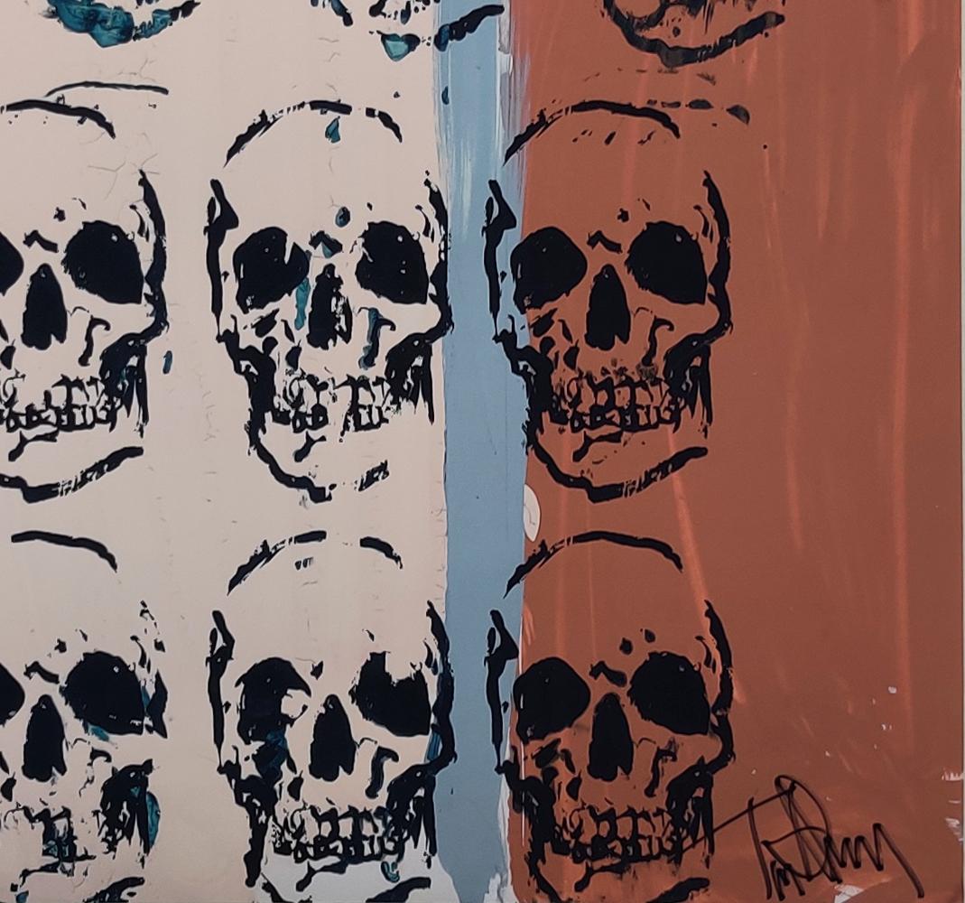 Sixteen Skulls, Tim Armstrong (Rancid) Stampa artistica punk di strada in vendita 2
