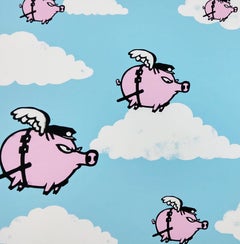 Pigs Might Fly, Mau Mau Contemporary Street Art Print
