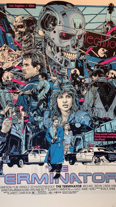 Terminator Por el artista Tyler Stout Arnold Schwarzenegger James Cameron Imprimir