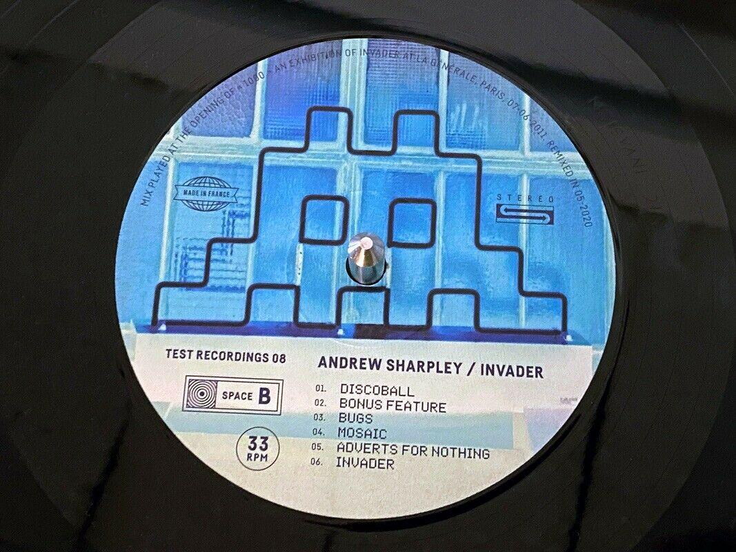SPACE INVADER Andrew Sharpley Vinyl LP X/1000 Limited Edition Mint Vinyl NASA For Sale 2
