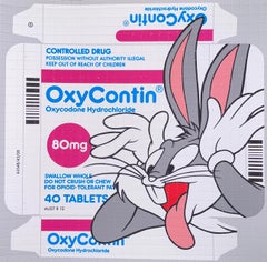 Ben Frost OxyContin Blotter Paper Signed & Numbered Street Art OC 80s Bugs Bunny