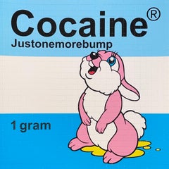 Ben Frost Blotter Paper Cocaine Just One More Bump!  Thumper & Bambi Disney 