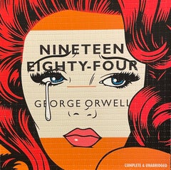 Ben Frost George Orwell 1984 Carta assorbente firmata e numerata Street Art Acido
