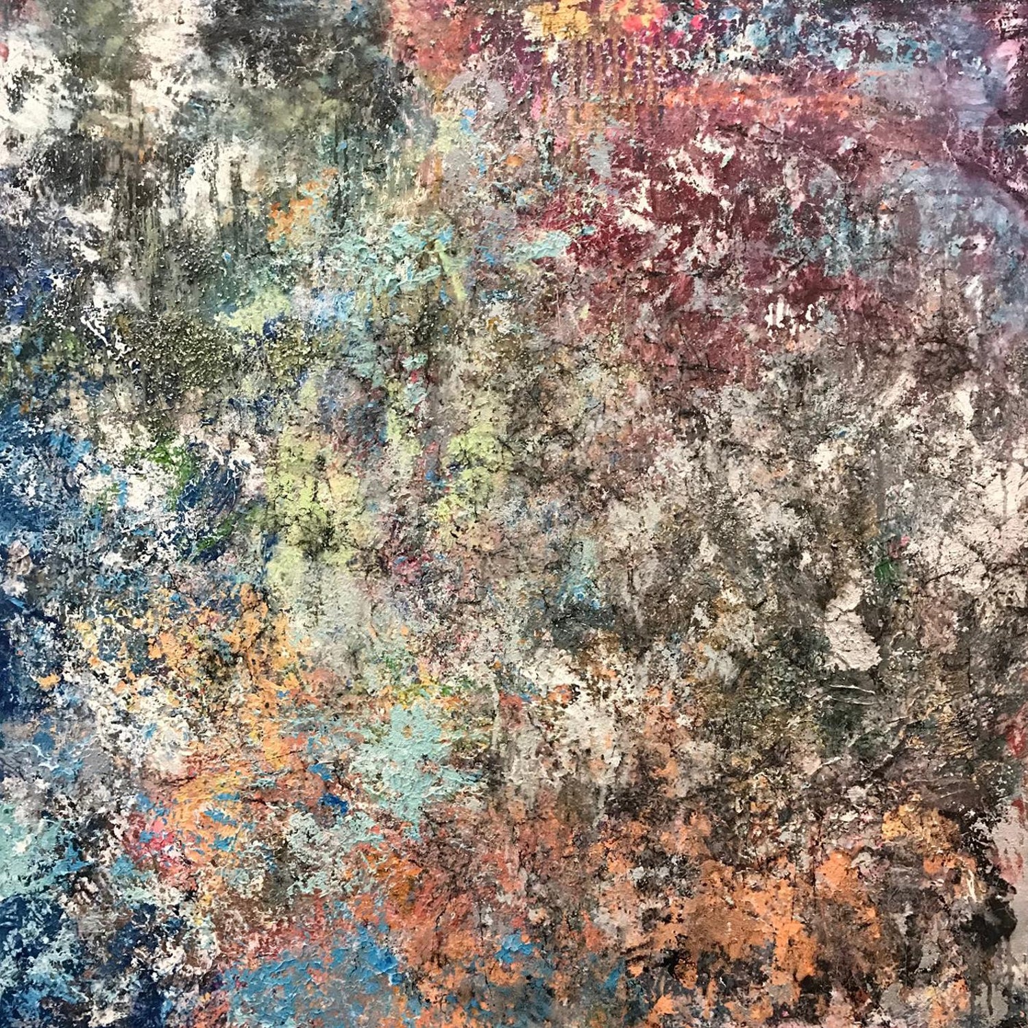Evan Elo Lorberbaum Into The Wild 2018 Acrylic Oil Spray