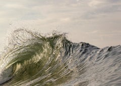 Wavy Mornings, Oceanscape Fine Art Photography, Framed in Plexiglass, Signed 