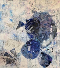 Off Balance, 2020, Mixed Media, Abstract Painting on Canvas, Signed
