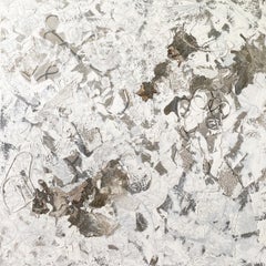 Playing Calm, 2020, Mixed Media, Abstract Painting on Canvas, Signed