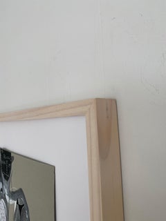 Mixed Media Figure, Abstract Figurative, Mixed Media on Paper, Framed & Signed