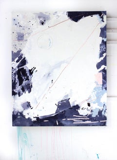 One To Go, Acrylic, Oil, Graphite, Spray Paint on Canvas, Signed
