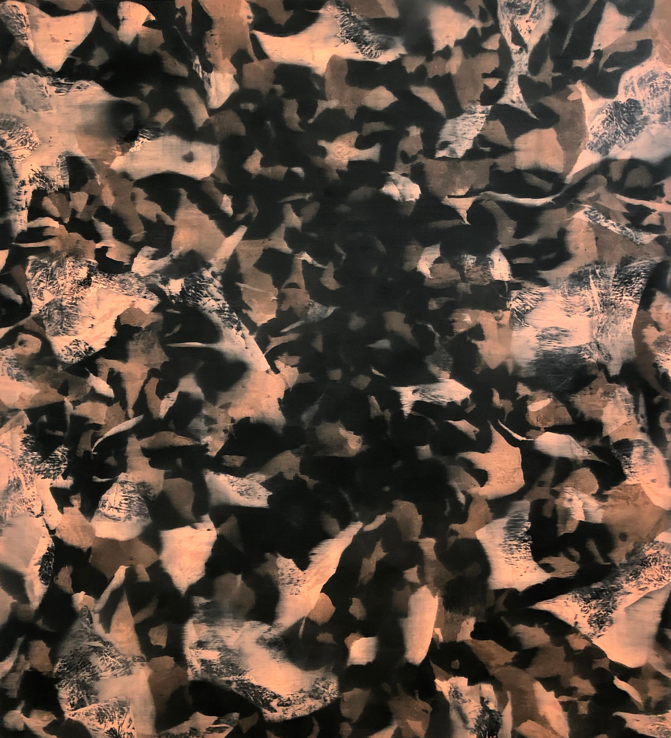 Magnus Thorén Abstract Painting - untitled, 2019, oil, canvas, abstract painting, pattern, Scandinavian art