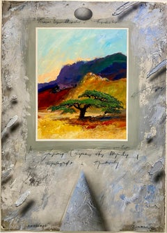 Landscape, 2000 oil on board