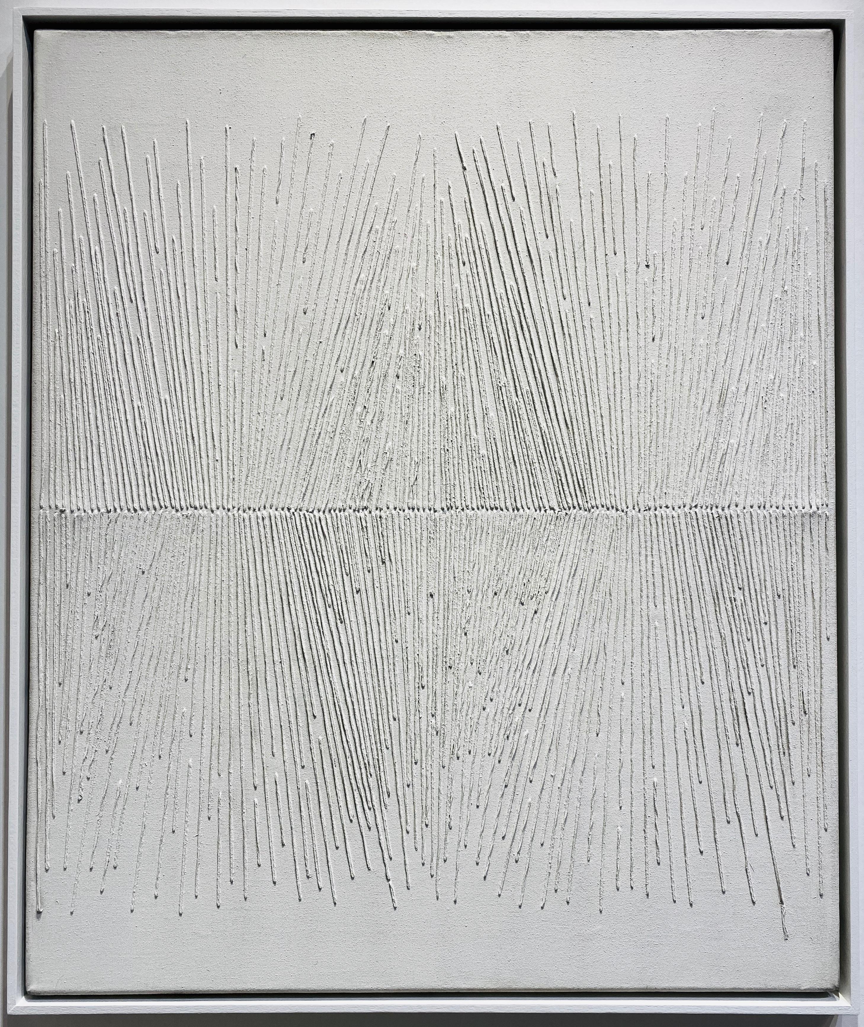 Walter Leblanc Abstract Painting - Twisted Strings 1965/68, Op Art, Kinetic Art, Zero Group, Avantgarde, Minimalism