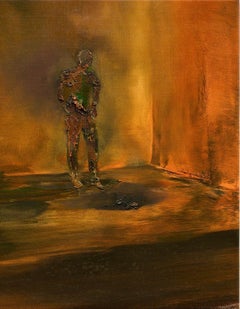 There, 2015, oil, canvas, abstract figurative painting, , Scandinavian art