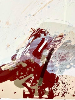 untitled, 1980s silkscreen on hand-made paper