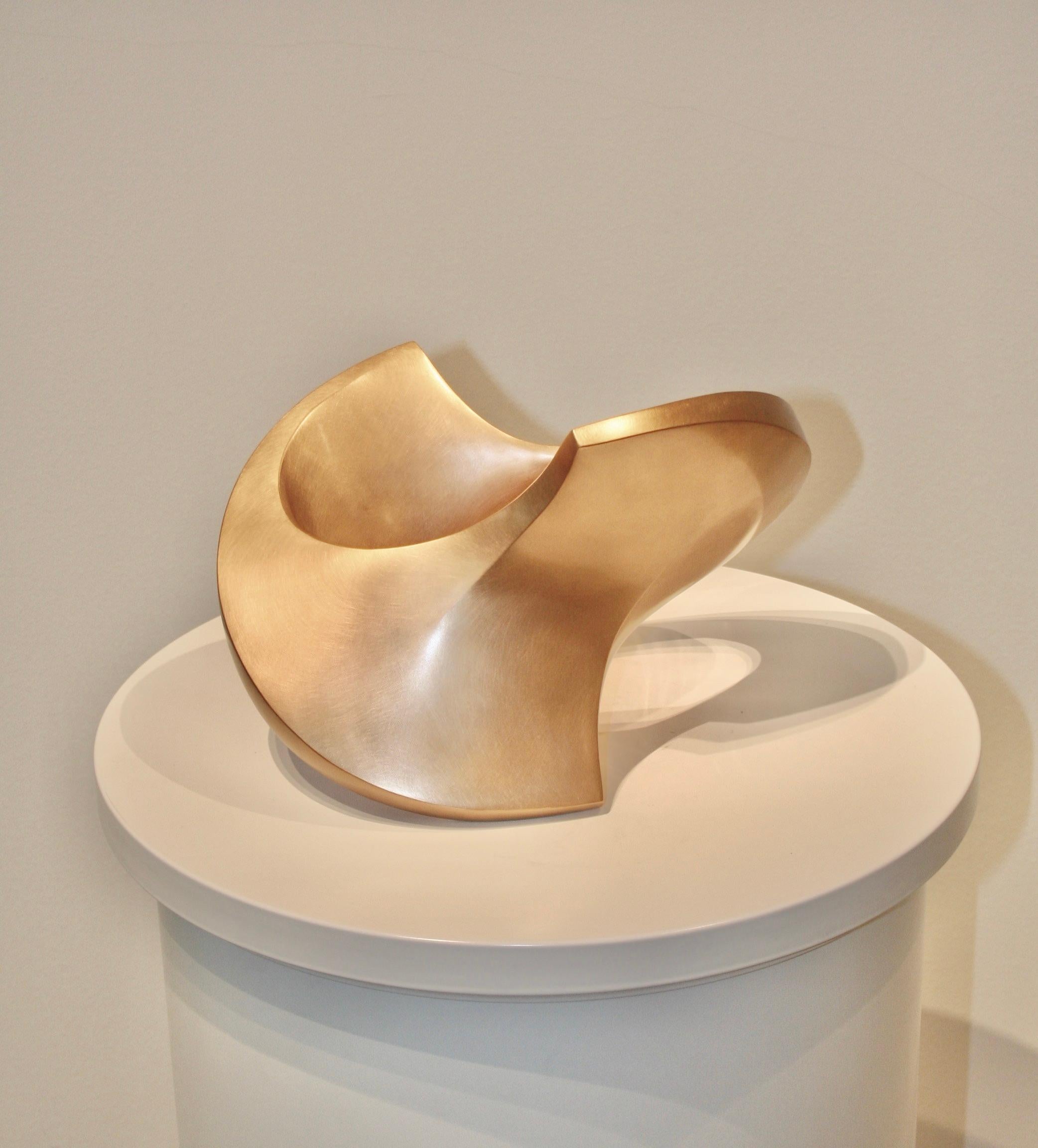 Open Moving sculpture, 2007, Bronze,  sculpture, contemporary, rolling body - Abstract Sculpture by Maximilian Verhas