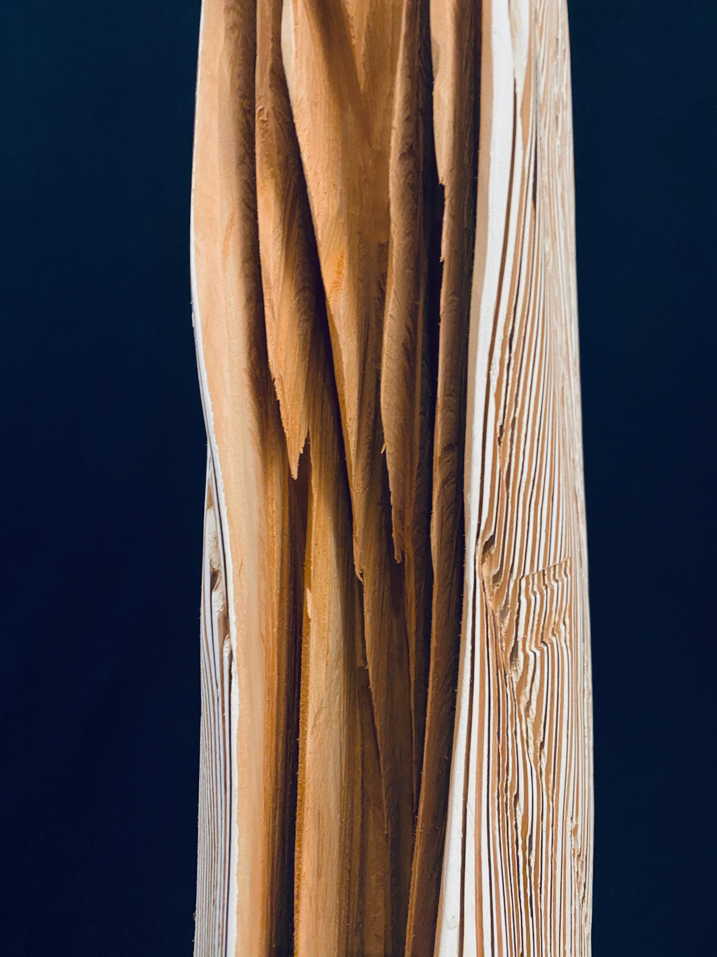 Untitled, Paulo Neves, Contemporary, Cedar wood painted and carved, White For Sale 3